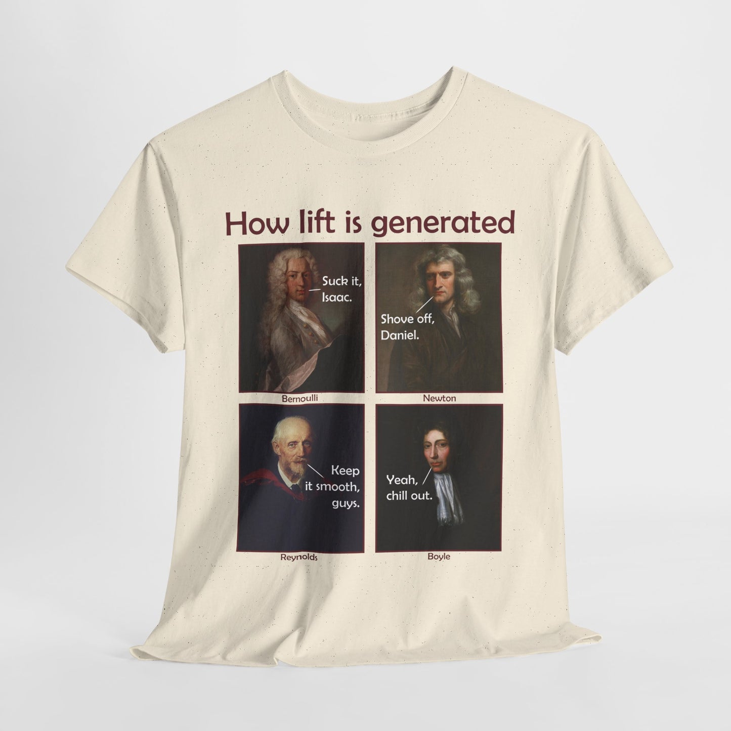 Unisex Graphic Tee - How Lift is Generated