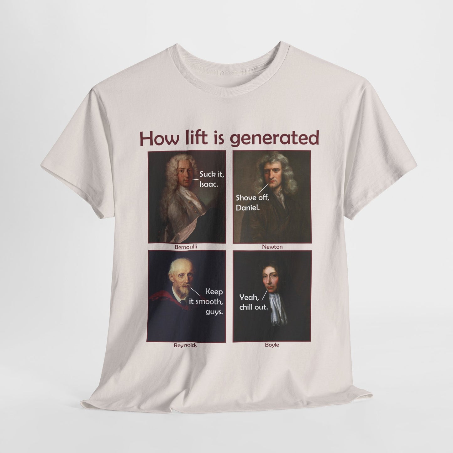 Unisex Graphic Tee - How Lift is Generated