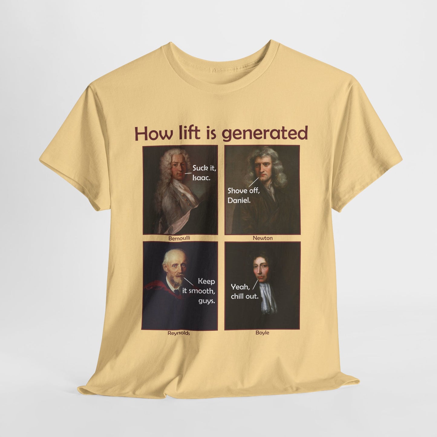 Unisex Graphic Tee - How Lift is Generated
