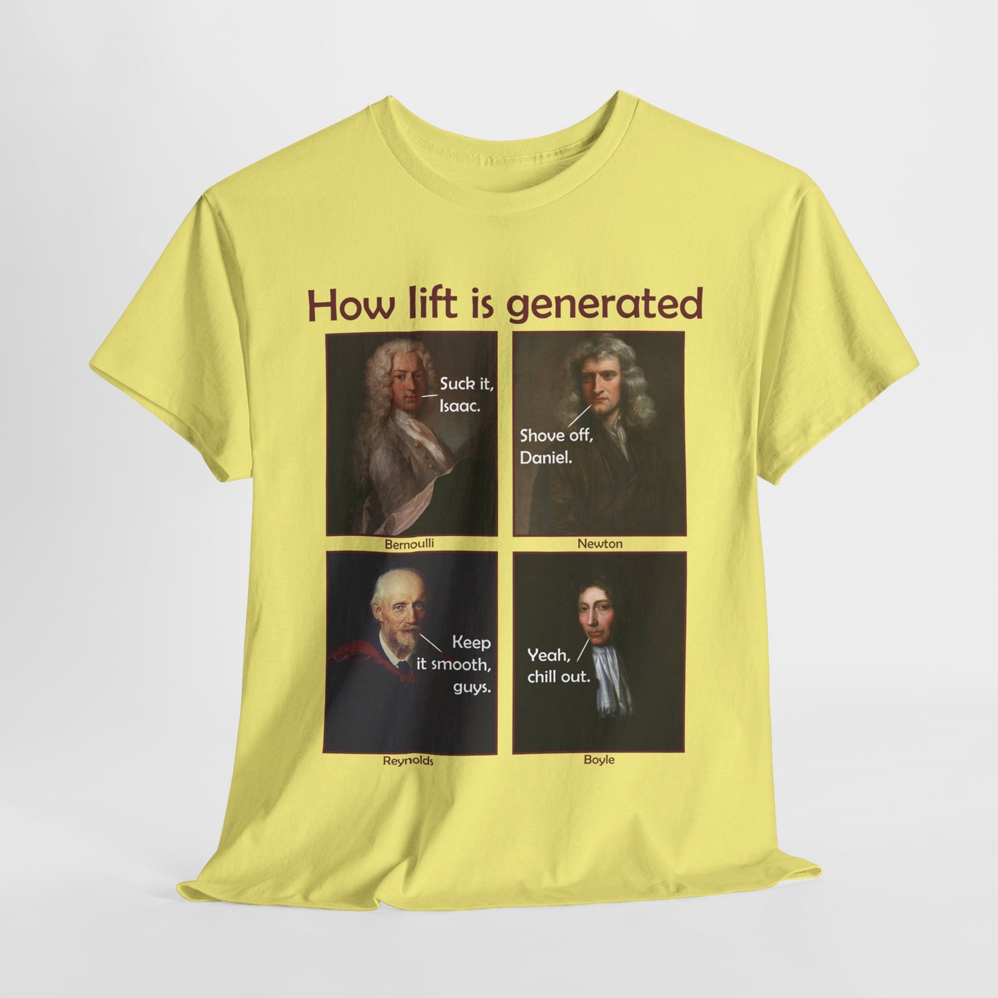 Unisex Graphic Tee - How Lift is Generated