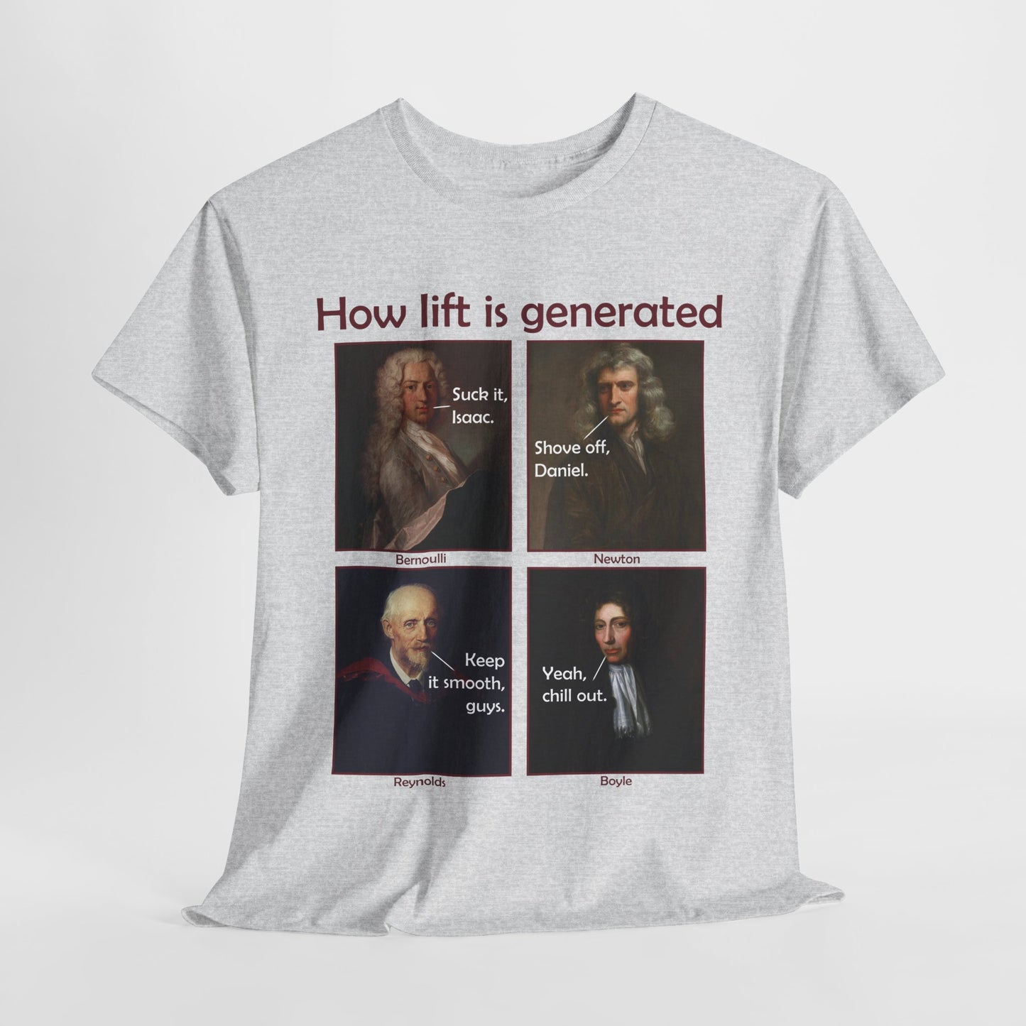Unisex Graphic Tee - How Lift is Generated