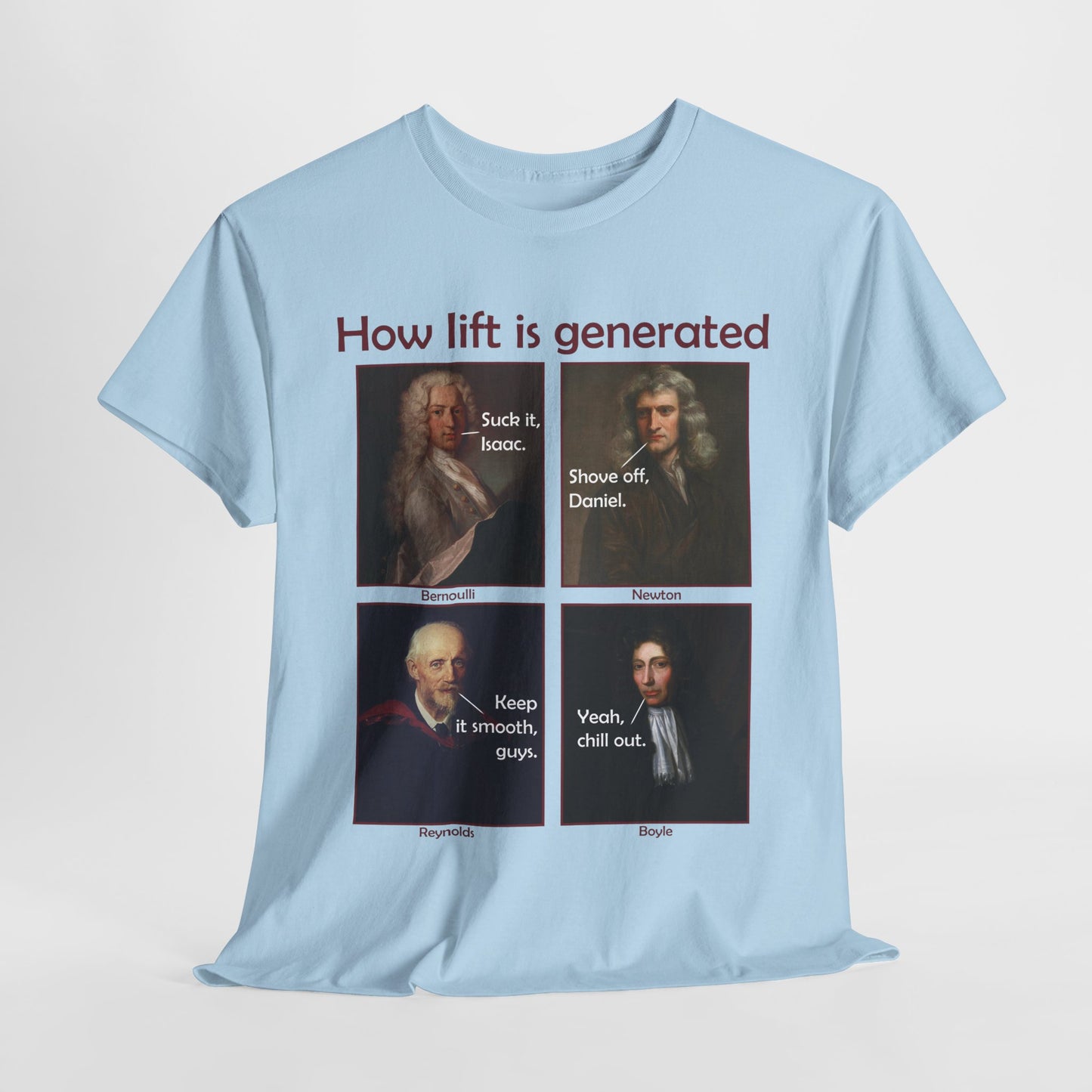 Unisex Graphic Tee - How Lift is Generated