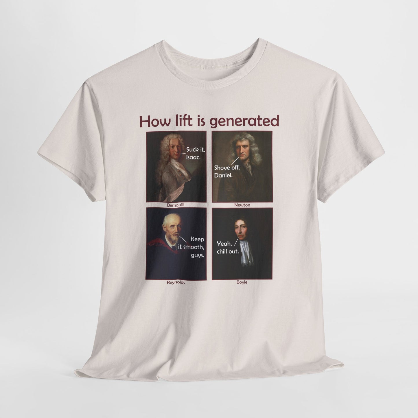 Unisex Graphic Tee - How Lift is Generated