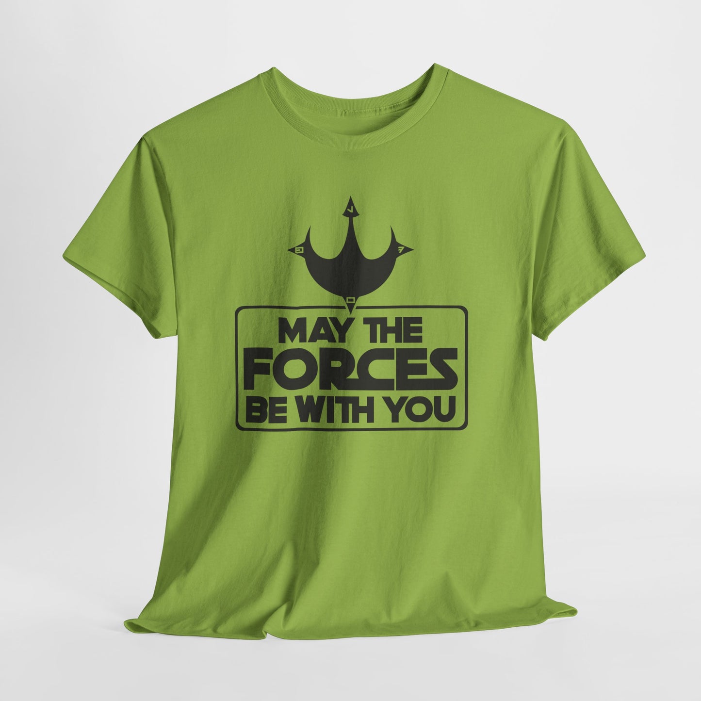 Unisex Graphic Tee - May the Forces Be With You (light shirt design)