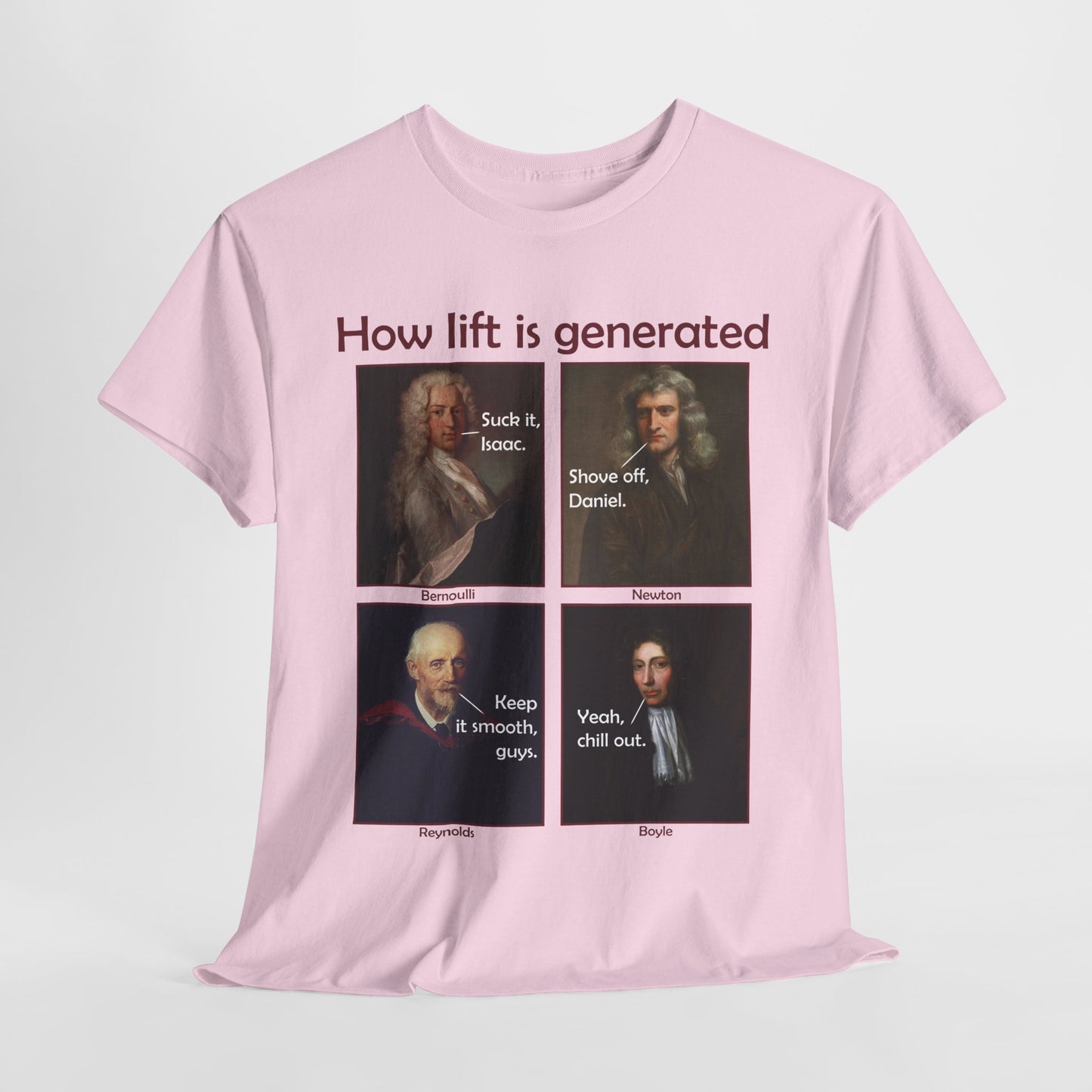Unisex Graphic Tee - How Lift is Generated