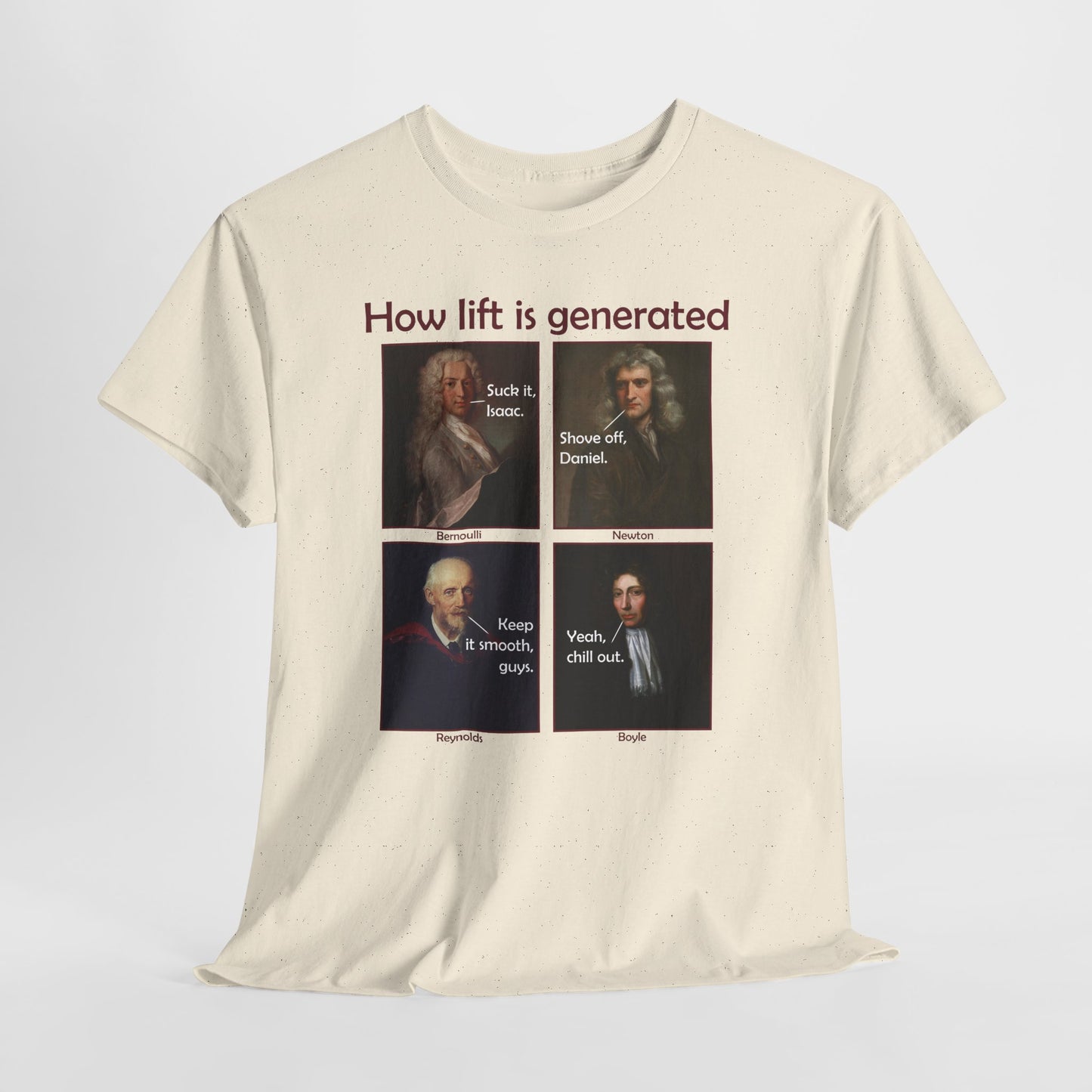 Unisex Graphic Tee - How Lift is Generated