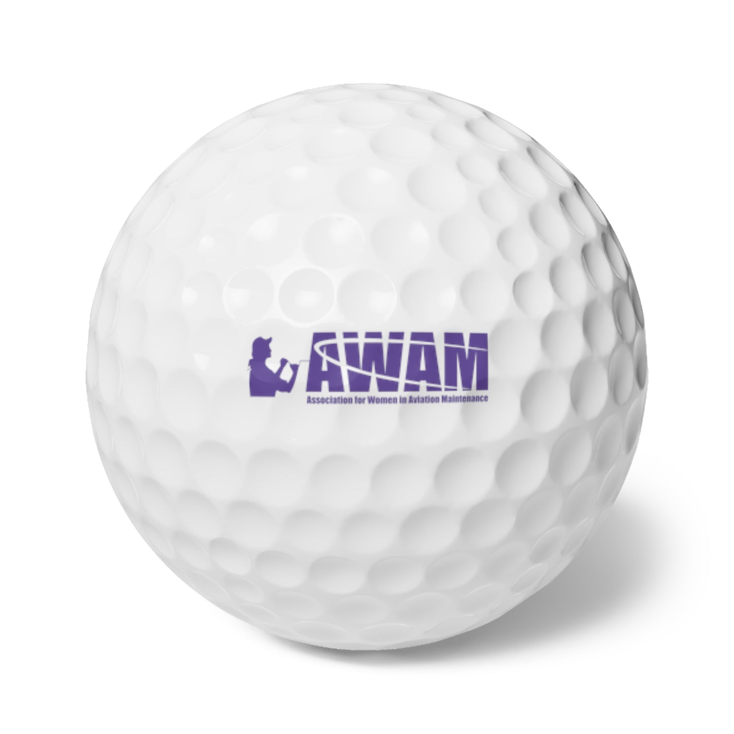 Golf Balls (pack of 6) - AWAM logo