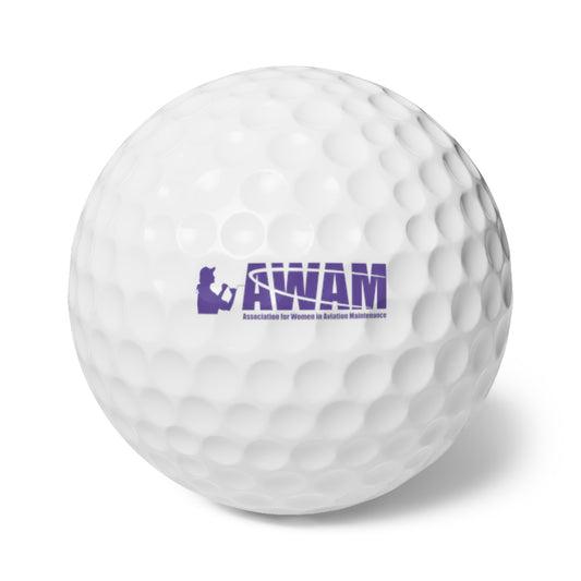Golf Balls (pack of 6) - AWAM logo