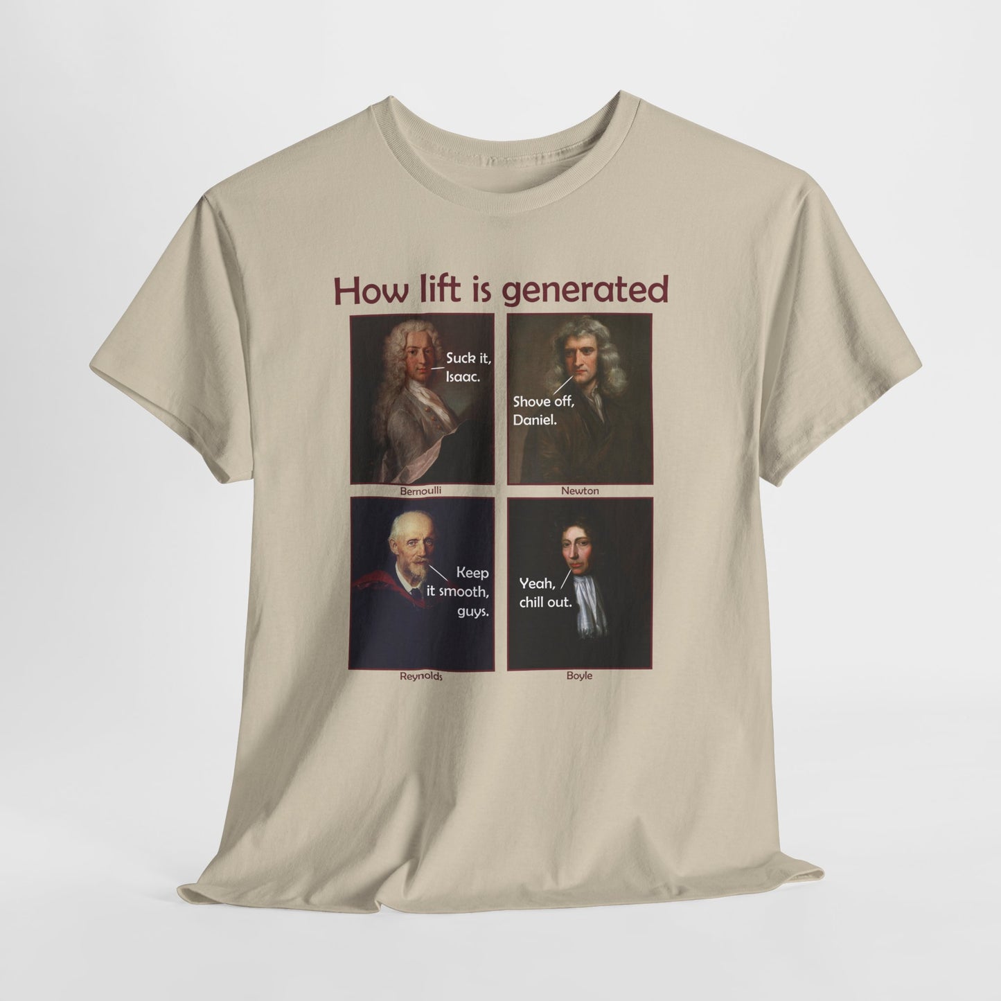 Unisex Graphic Tee - How Lift is Generated