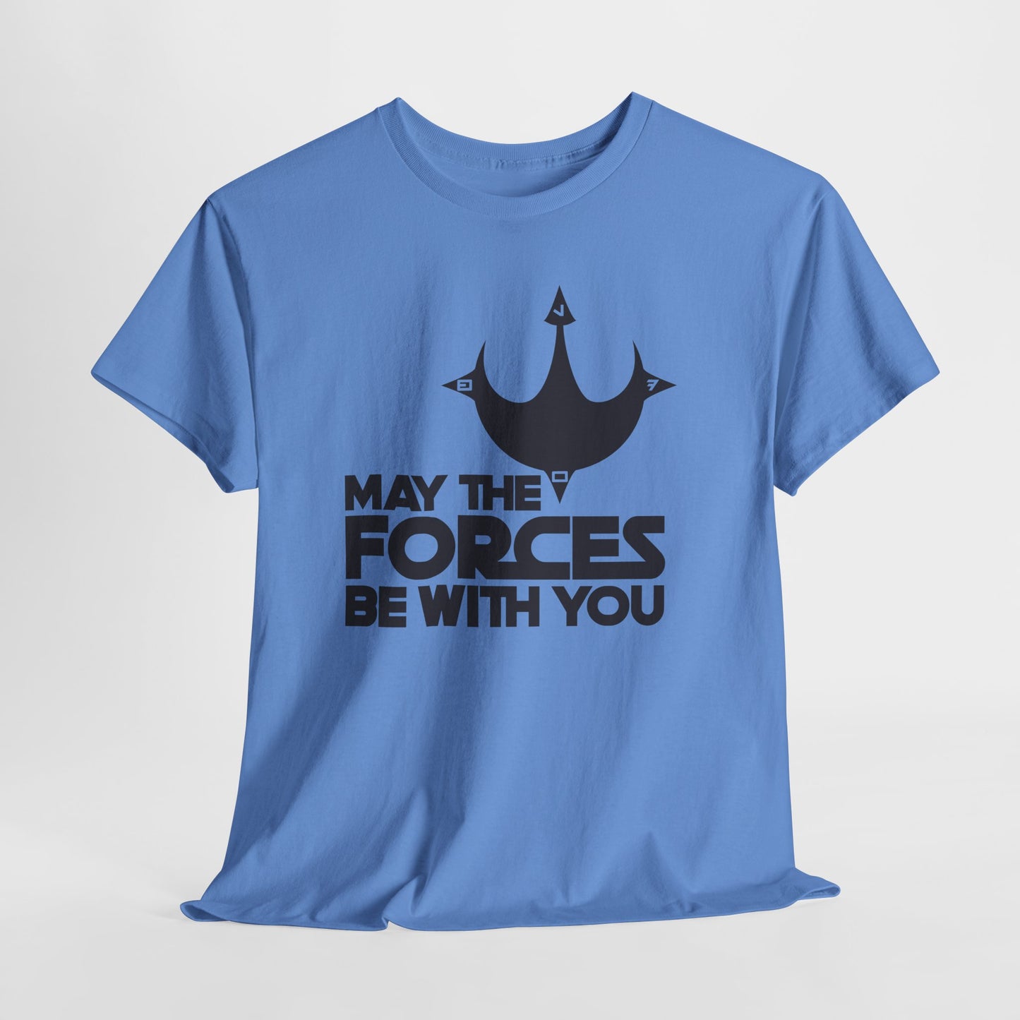 Unisex Graphic Tee - May the Forces Be With You (no box) (light shirt design)