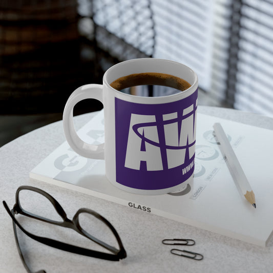 Big Freakin' Mug (20 oz) - AWAM logo on purple