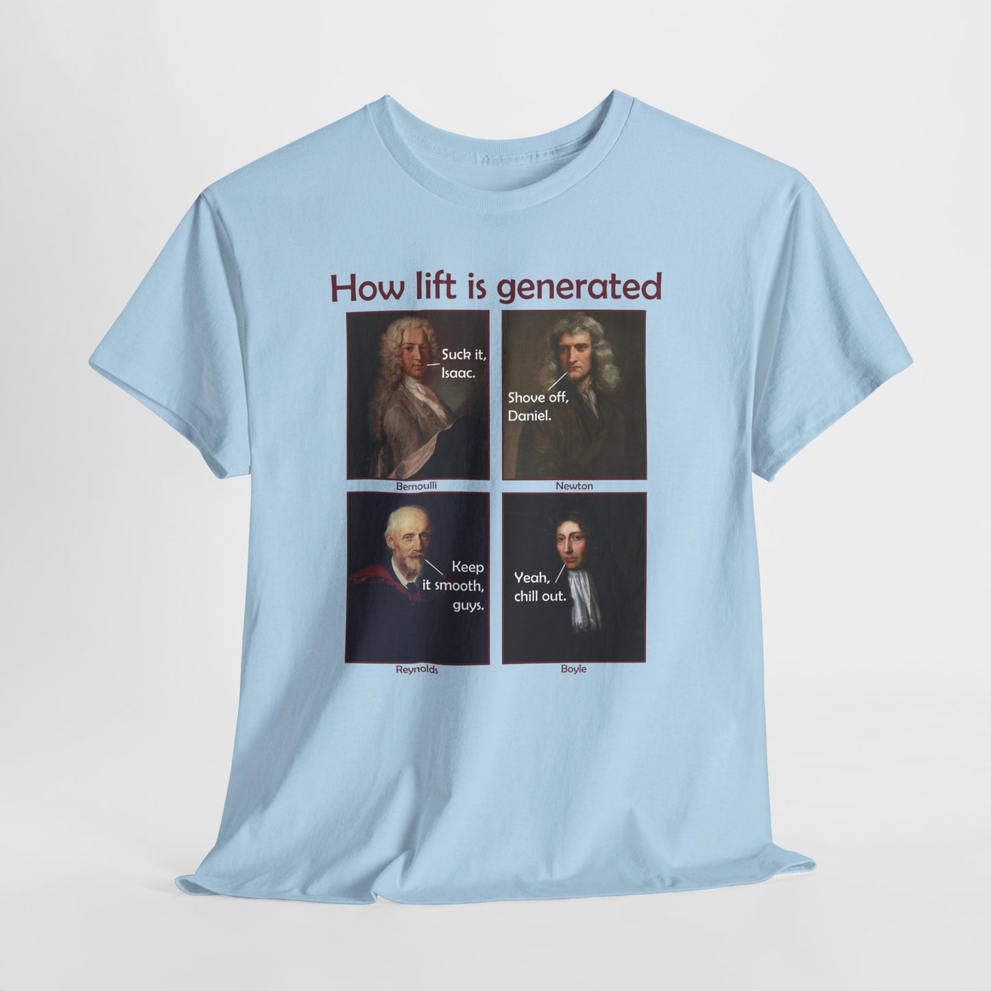 Unisex Graphic Tee - How Lift is Generated
