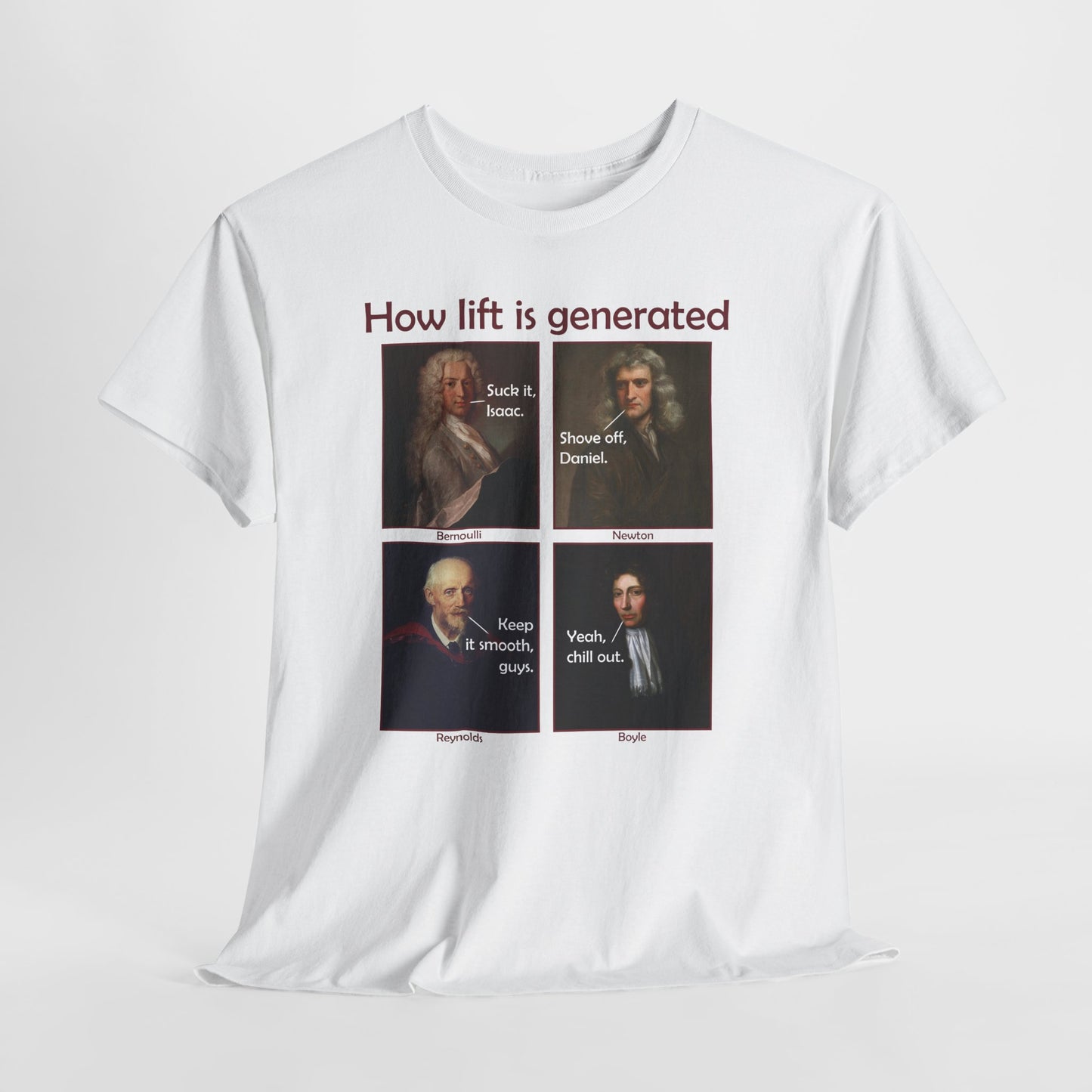 Unisex Graphic Tee - How Lift is Generated