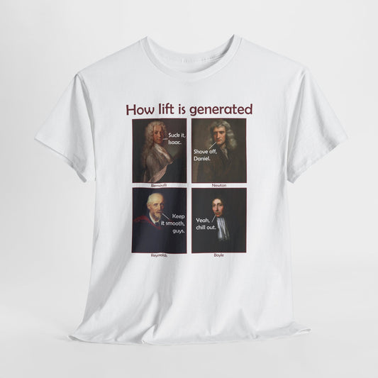 Unisex Graphic Tee - How Lift is Generated