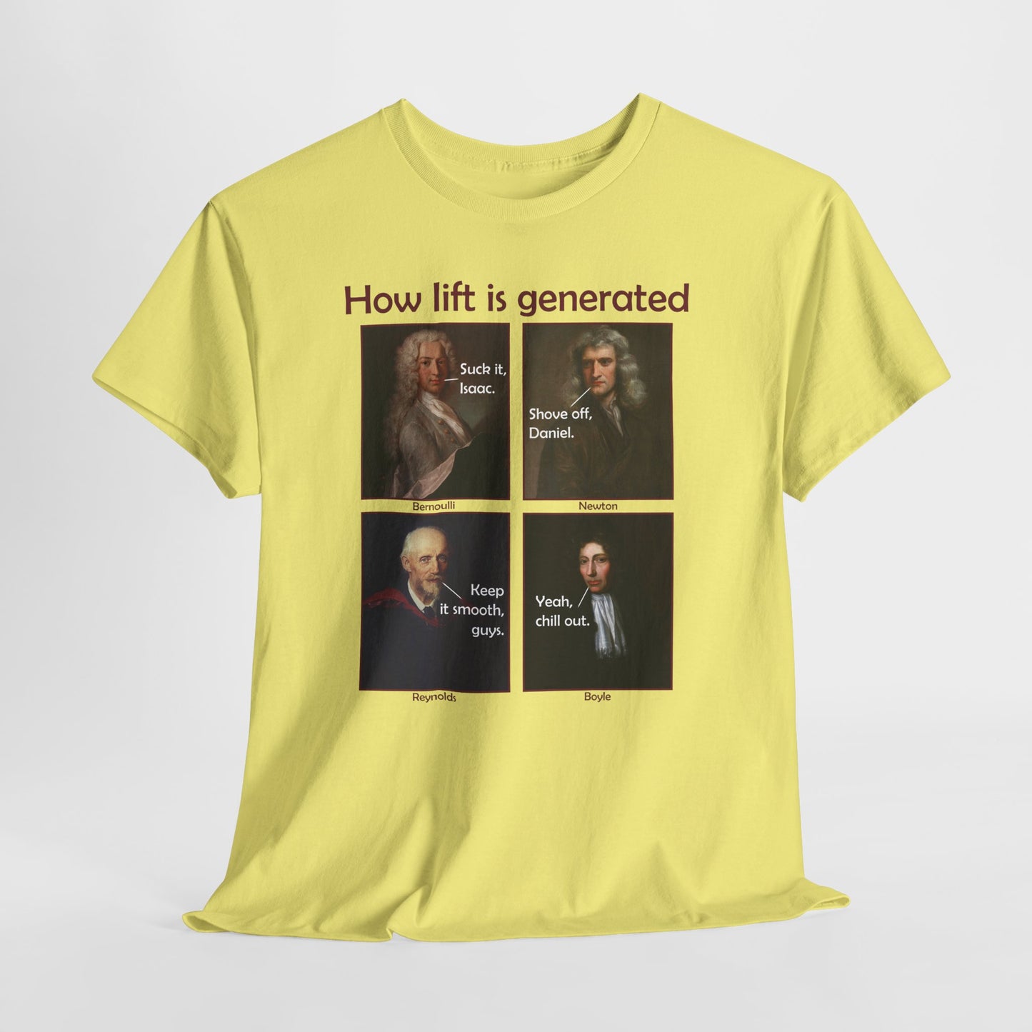 Unisex Graphic Tee - How Lift is Generated