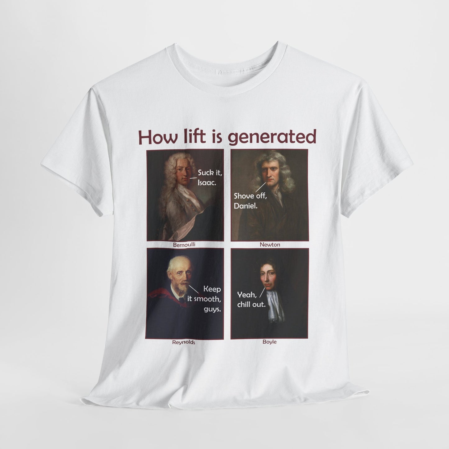 Unisex Graphic Tee - How Lift is Generated