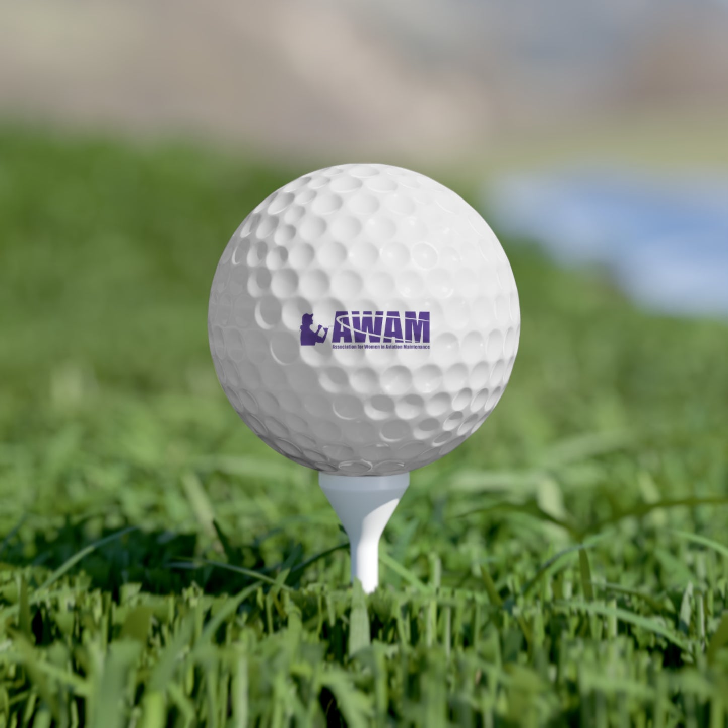 Golf Balls (pack of 6) - AWAM logo